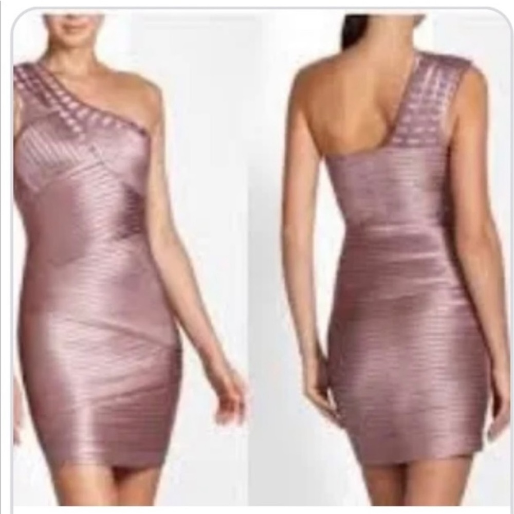 BCBG MaxAzria Bandage One Shoulder Black Dress 4 Never worn bodycon dress